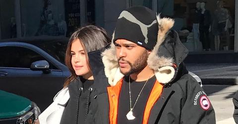 The Weeknd shopping in his home town of Toronto with Girlfriend Selena Gomez