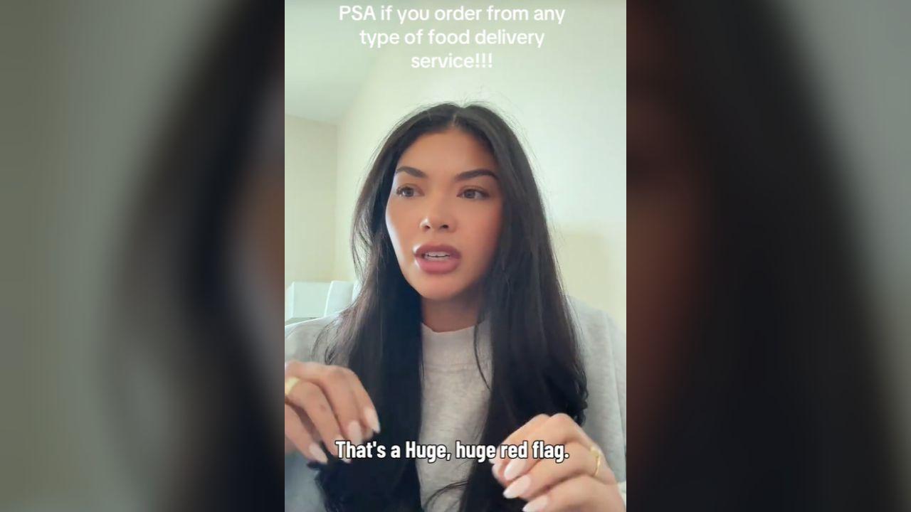 Image of Ang warned women to stay alert when ordering food through delivery apps, as its a huge red flag that two men came to order a single delivery.