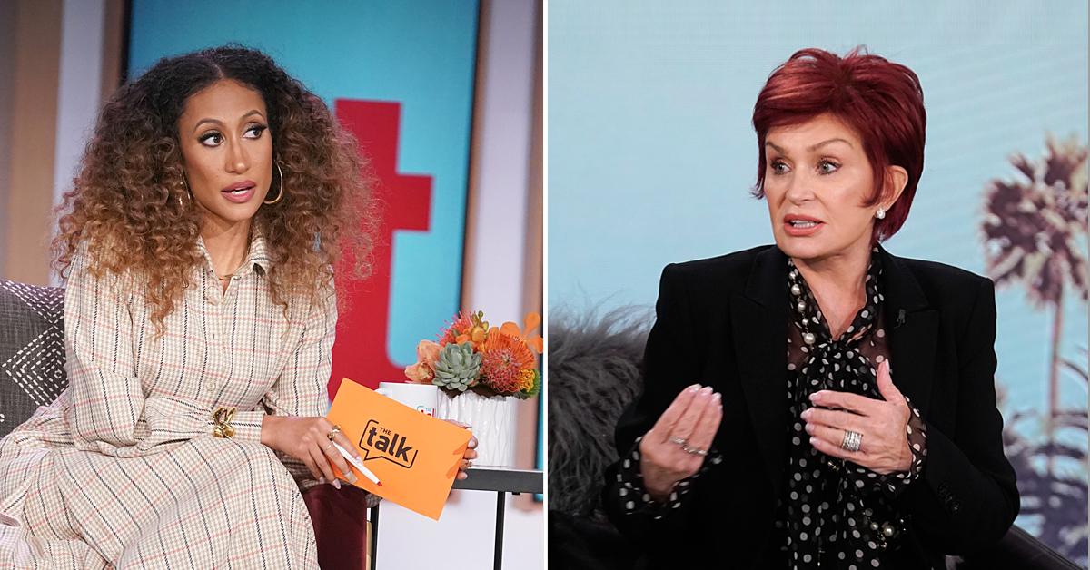 The Talk's Elaine Welteroth Tells Sharon Osbourne 'You're Not Racist