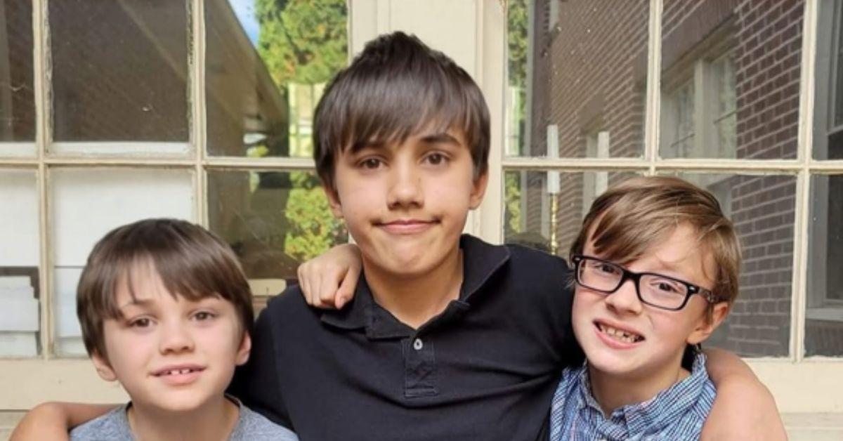 Photo of Weston Gosa Jr. and his brothers