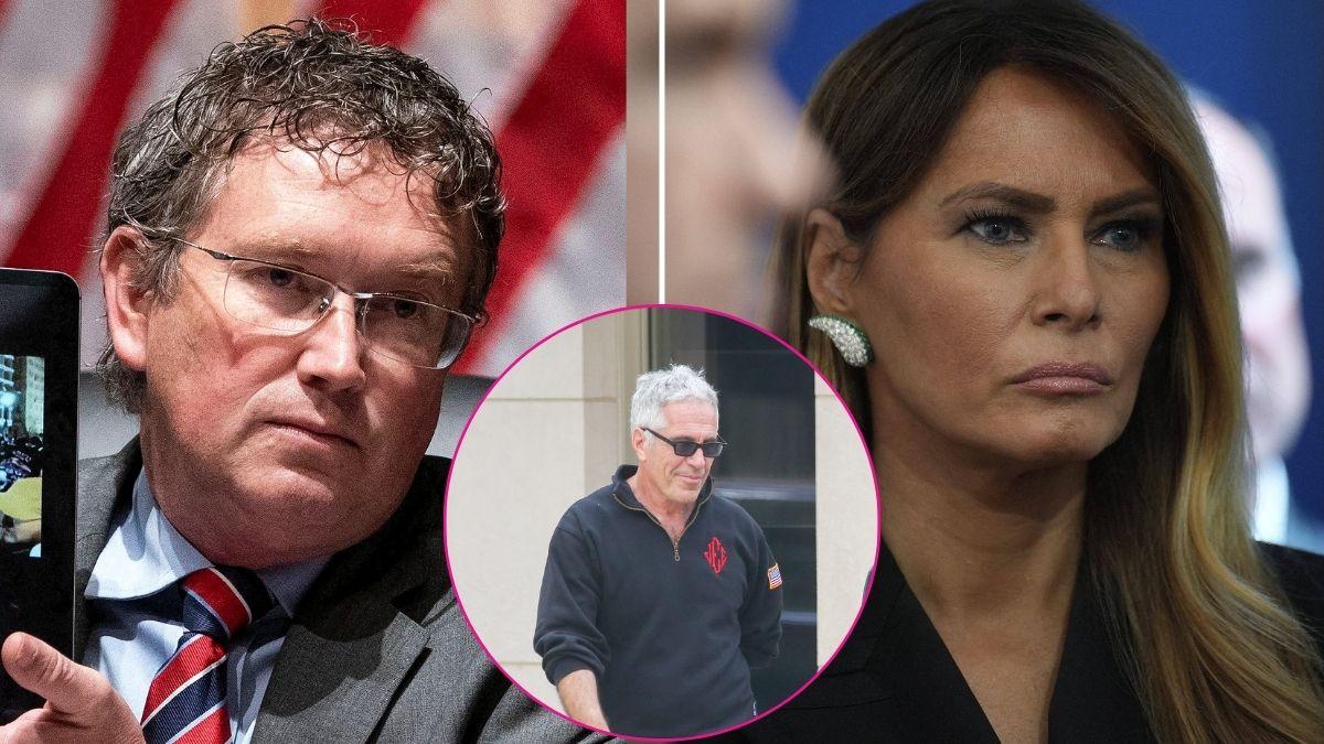 Thomas Massie ,Jeffrey Epstein,Melania Trump