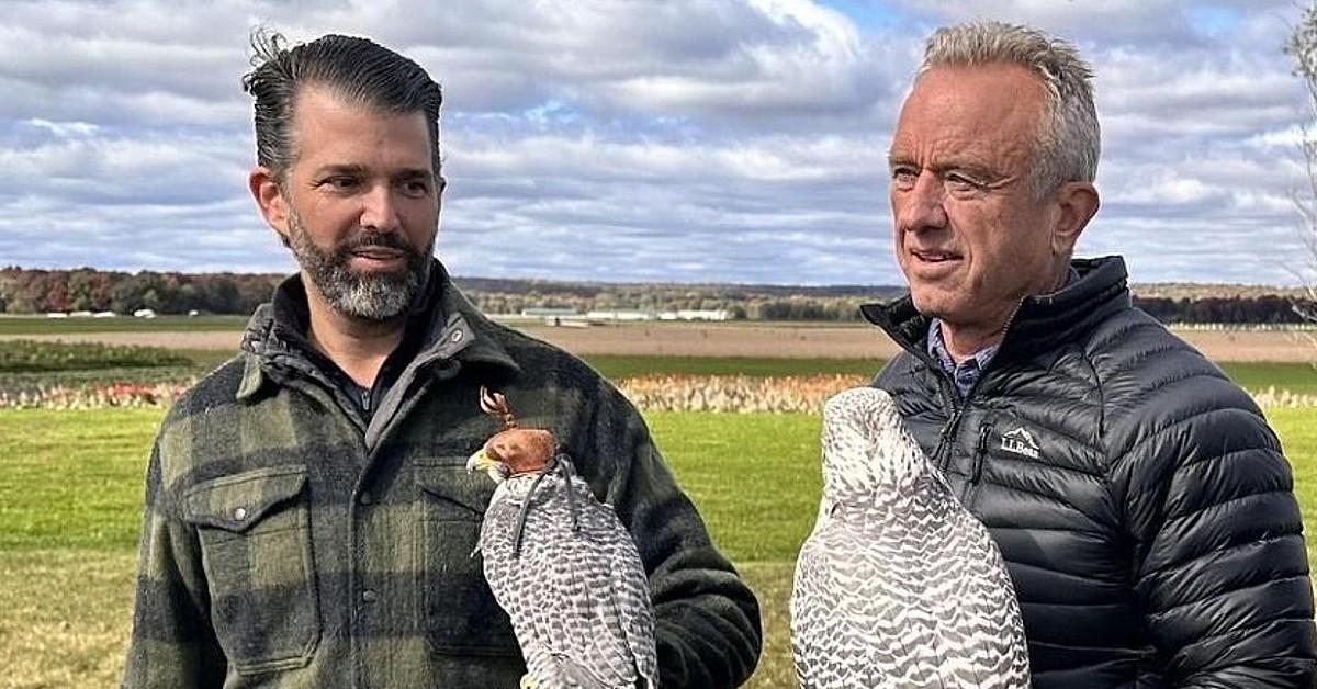 Photo of Donald Trump Jr. and Robert F. Kennedy Jr.