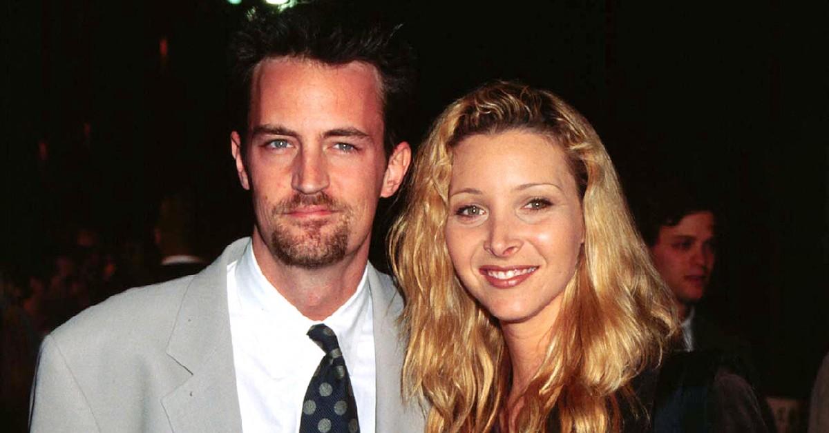 Photo of Matthew Perry and Lisa Kudrow.