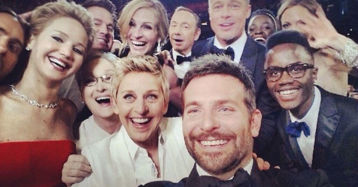 ellen degeneres captured oscars best photo