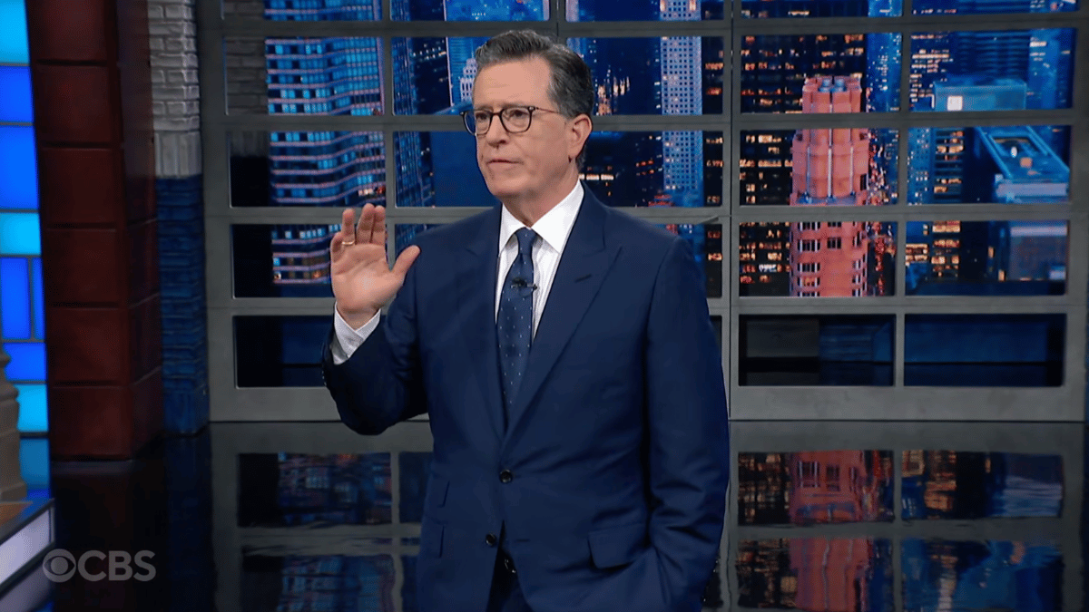 Photo of Stephen Colbert.