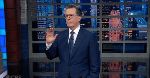 Photo of Stephen Colbert.