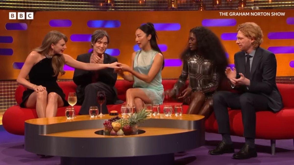 Photo of Taylor Swift said Travis Kelce went 'all out' for her proposal.