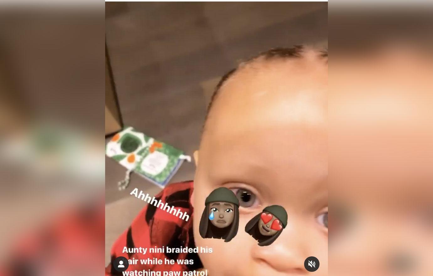 Ayesha Curry Shares Video Of Canon Jack After His Aunt Braided His Hair