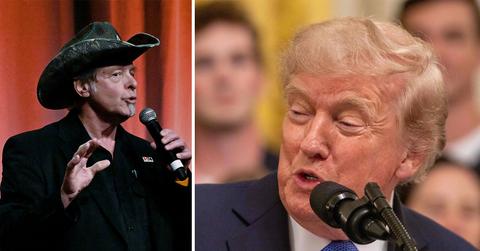 Image of Ted Nugent and Donald Trump,