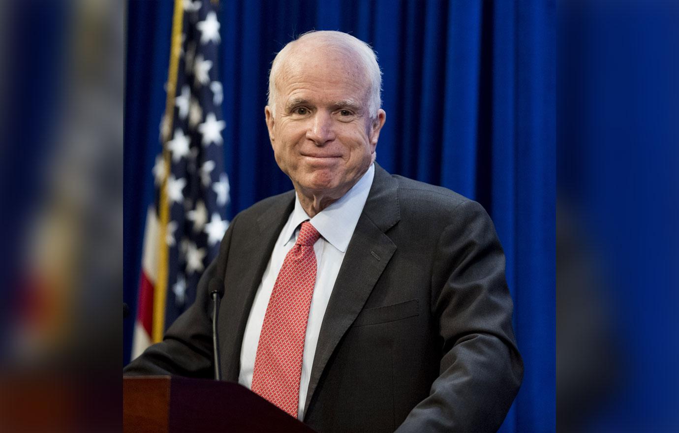 John mccain podium