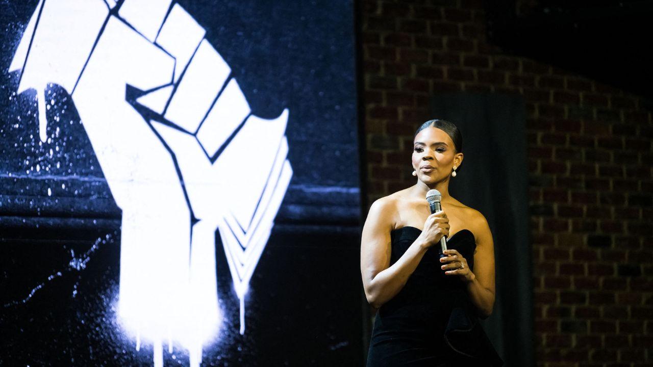 Image of Candace Owens recounted her awkward encounter with Kim Kardashian before Kanye West concert. 