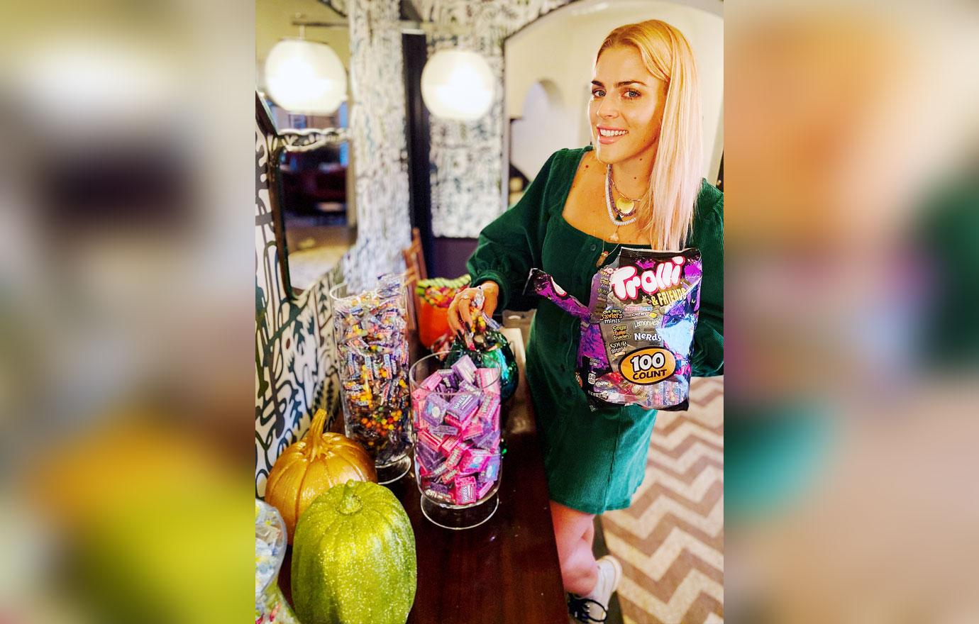 Busy Philipps preps for Halloween with the Trolli and Friends Candy bag