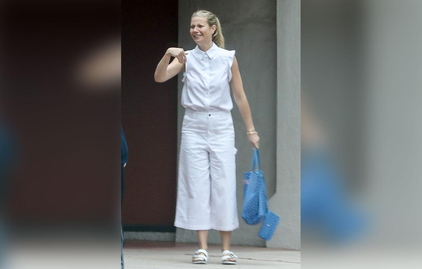 *EXCLUSIVE* Gwyneth Paltrow attends a children&#8217;s play in Pacific Palisades