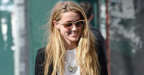 A happy Amber Heard goes shopping in NYC