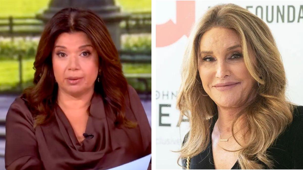 Split photo of Ana Navarro and Caitlyn Jenner