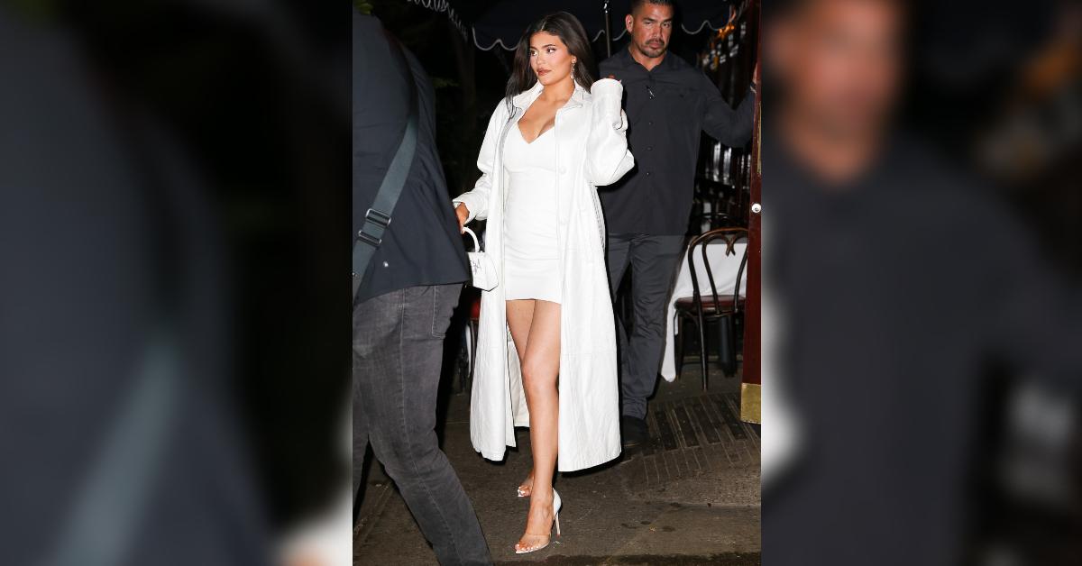 kylie jenner makes baby bump a fashion statement sparks engagement rumors nyfw