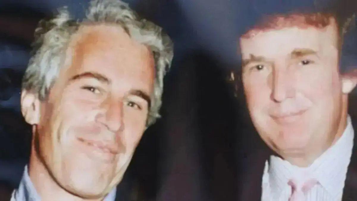 Image of Jeffrey Epstein and Donald Trump were once friends.