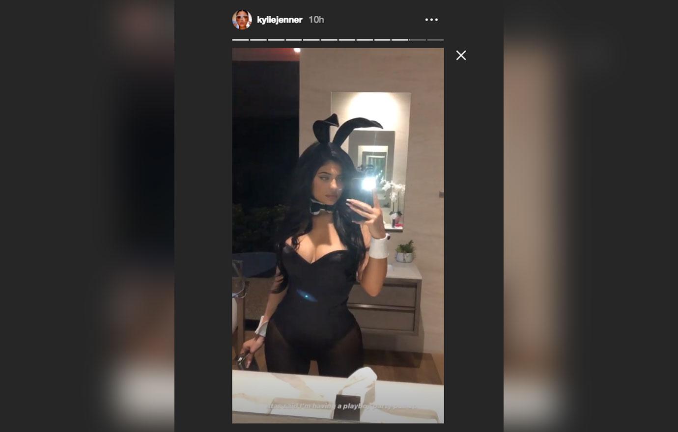 kylie jenner playboy bunny Halloween