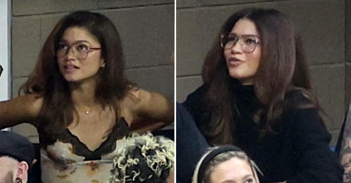 Serving Style! Zendaya Rocks Classic Sweater At The U.S. Open