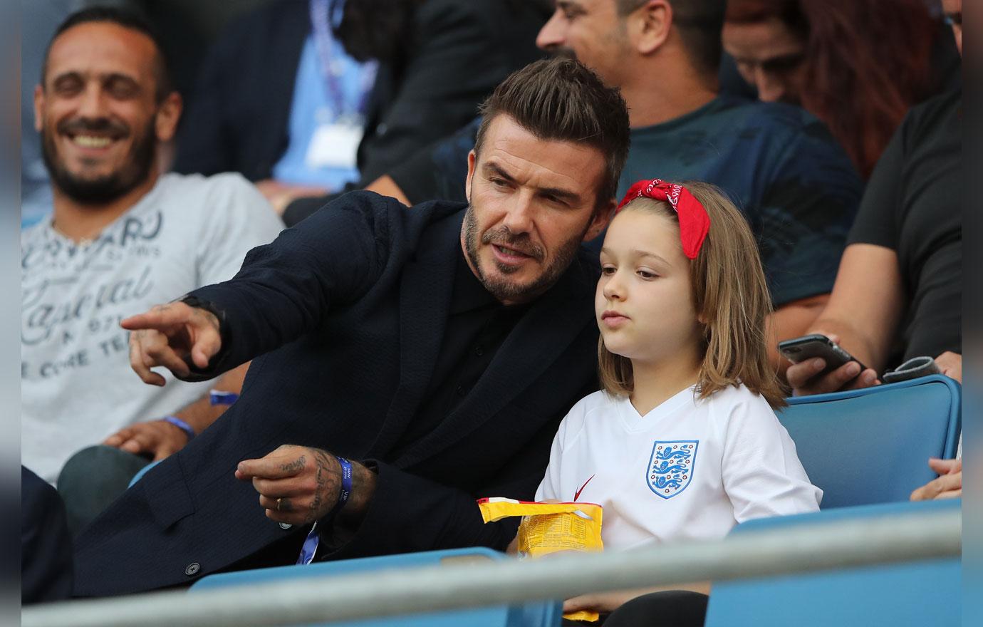 David Beckham & daughter Harper