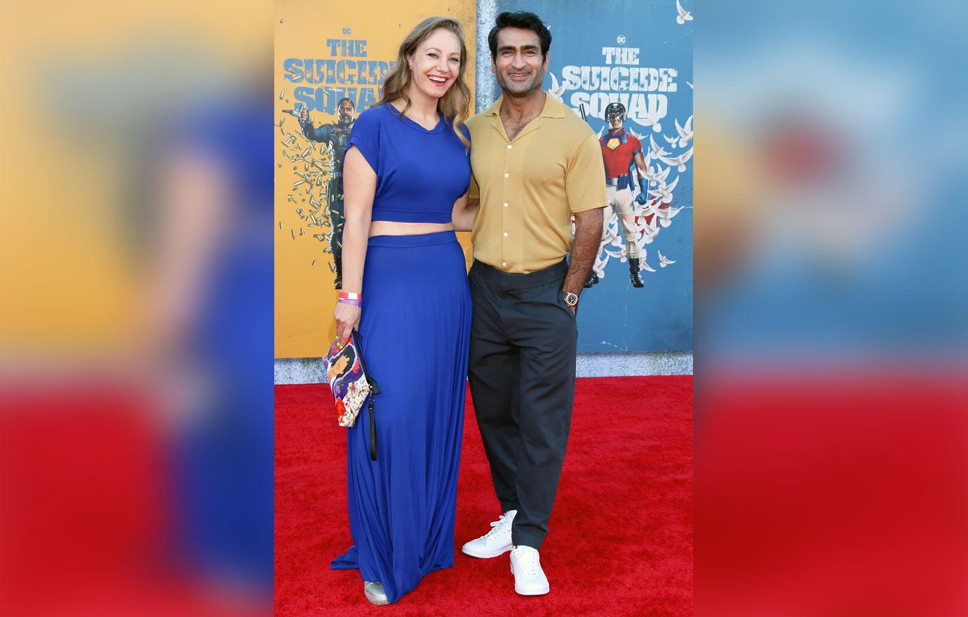 emily v gordon kumail nanjiani the suicide squad premiere