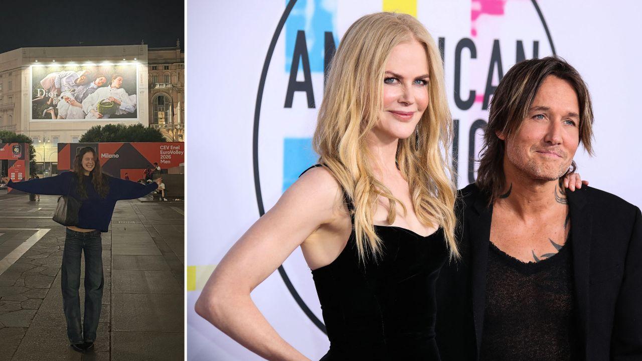 Image of Sunday Rose, Nicole Kidman, and Keith Urban