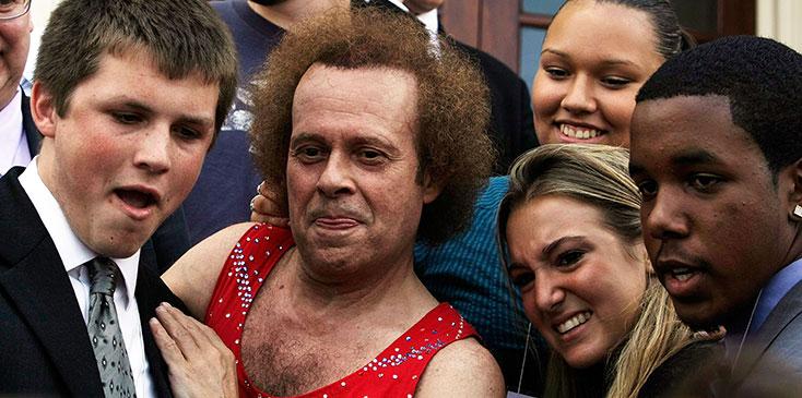 Richard simmons hospitalization update message to fans