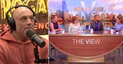 joe rogan slams the view rabies infested hen house sunny hostin pp