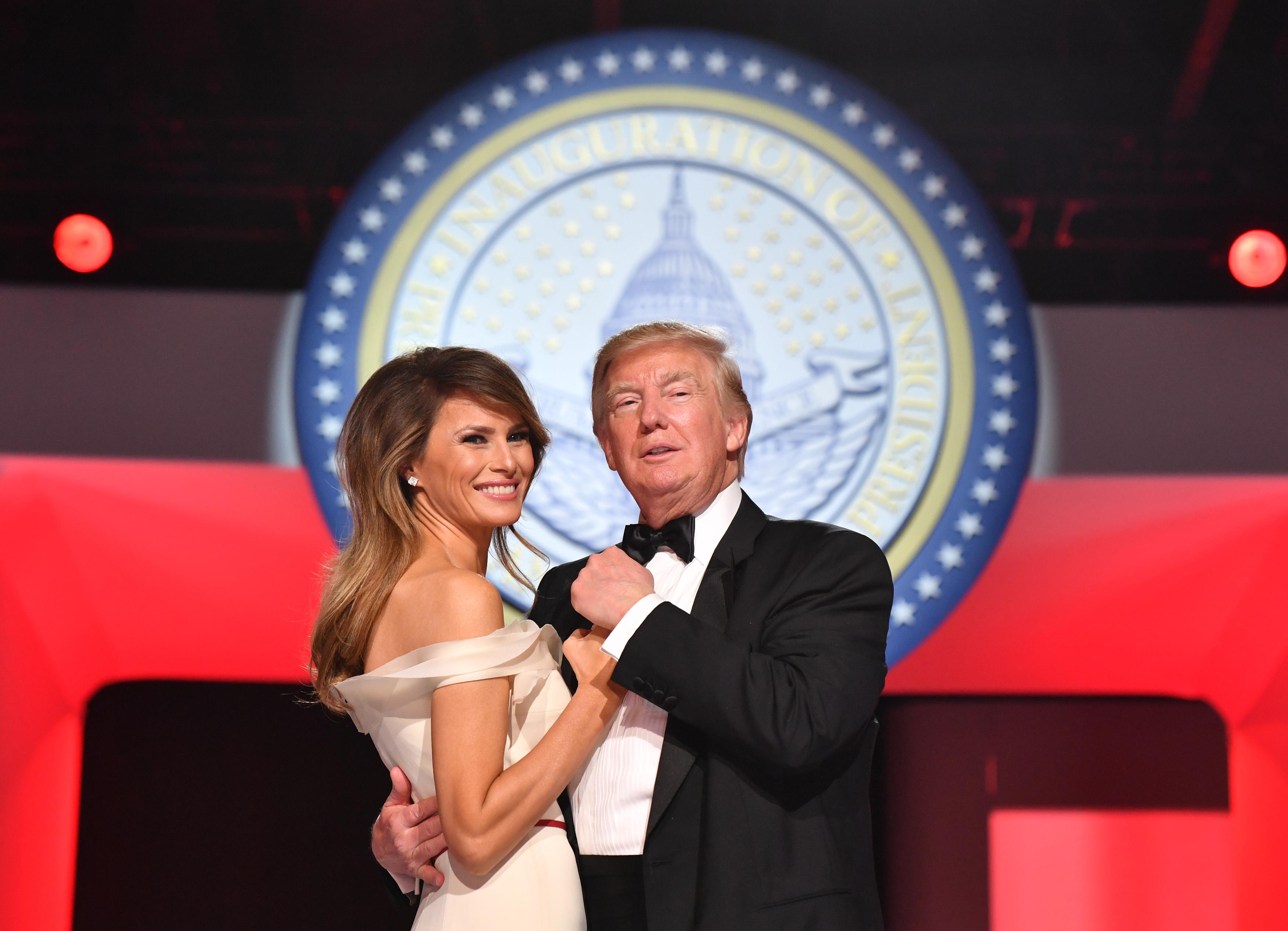 President Trump at the Freedom Ball Ball in Washington, D. C.