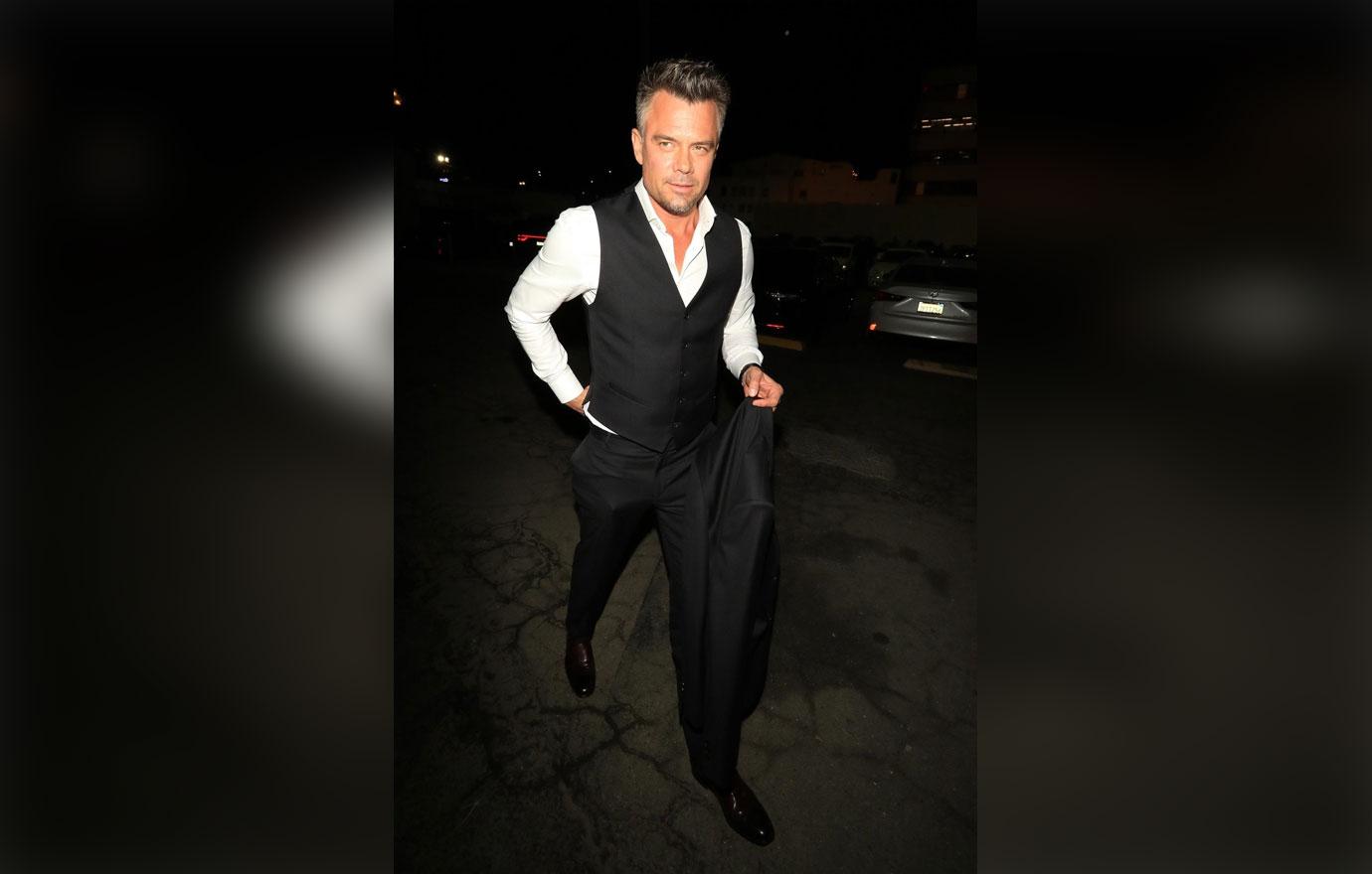 Josh Duhamel looking sharp outside Avalon in Hollywood