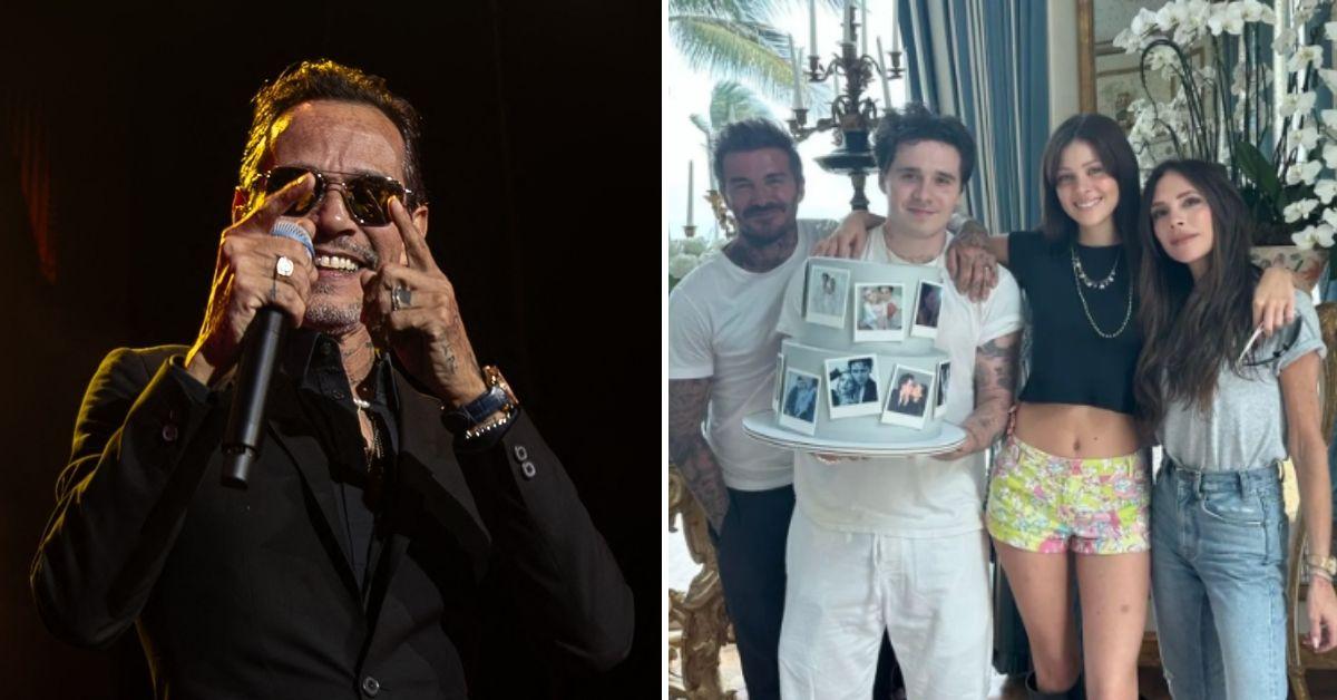 image of Marc Anthony addressed the Beckham family drama in a new interview. 