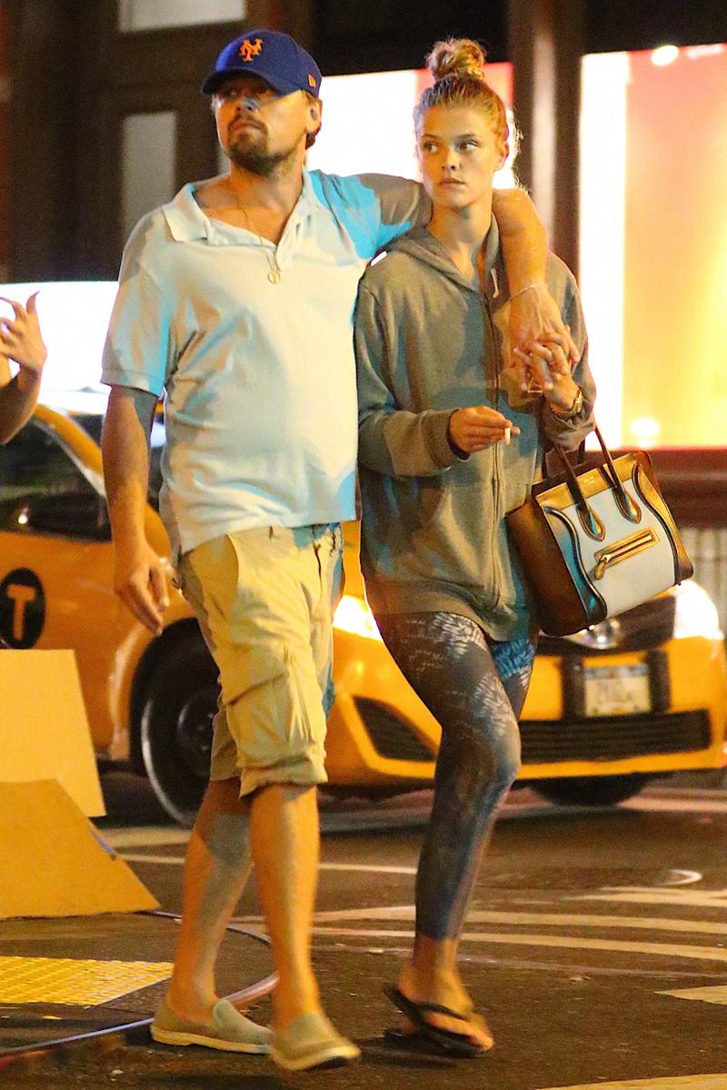 *PREMIUM EXCLUSIVE* Leonardo DiCaprio and Nina Agdal cuddle up after dinner