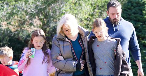 Ben Affleck mom kids post pic
