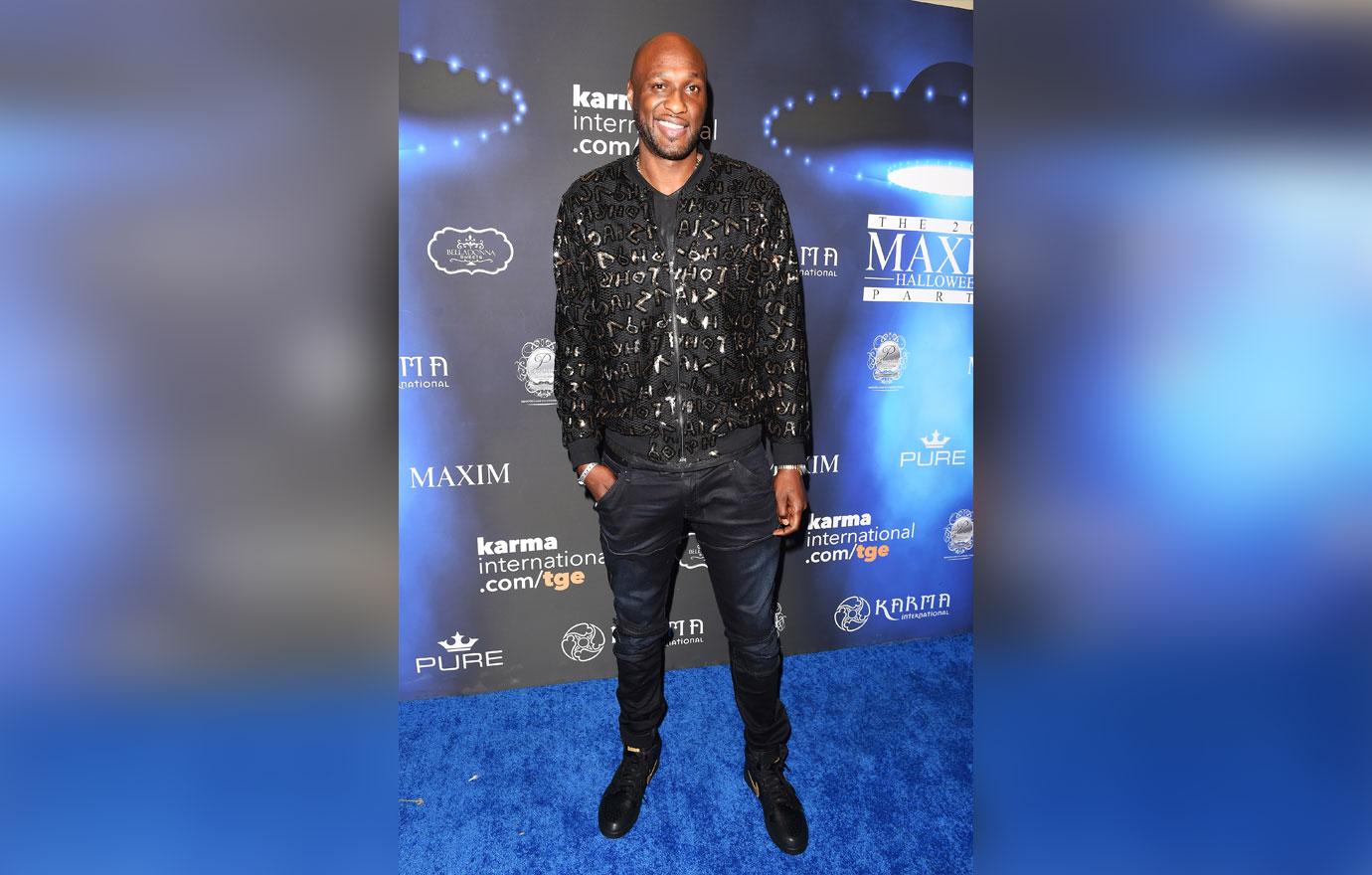 Lamar Odom at Maxim Halloween Party 2017