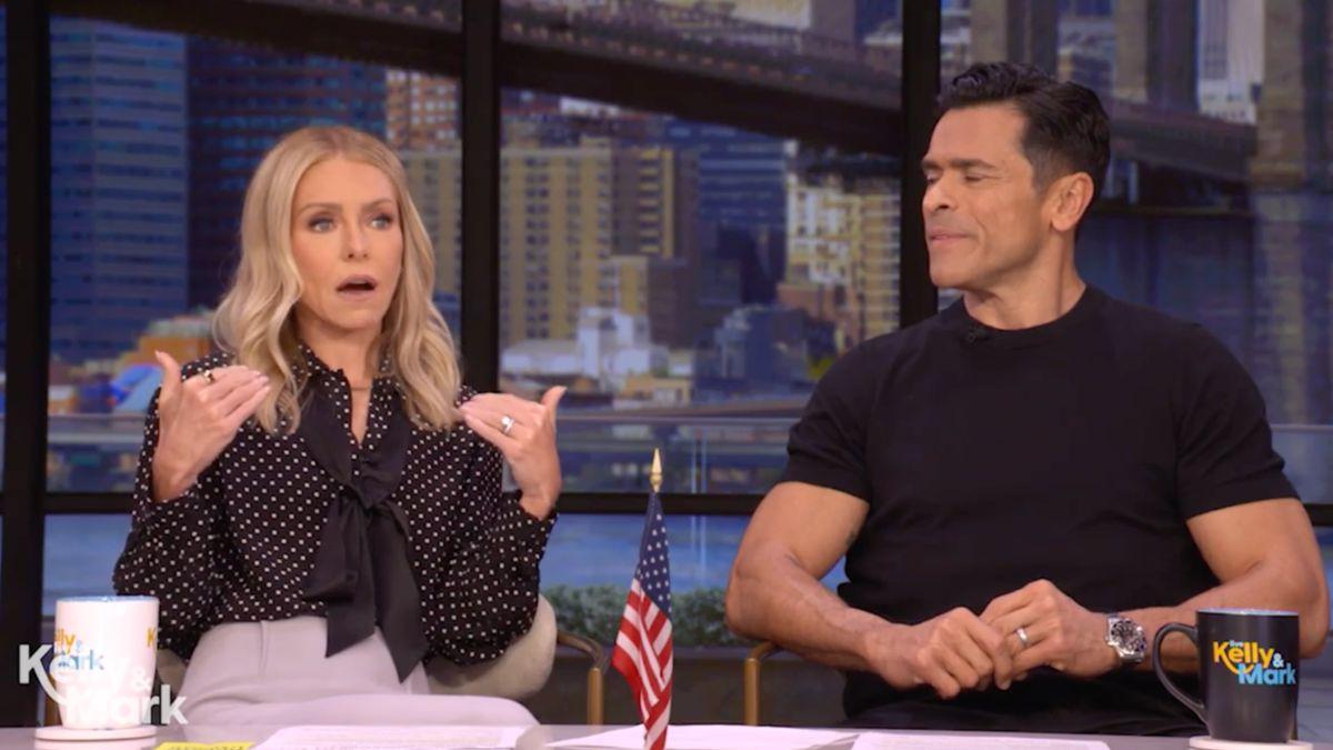 Image of Kelly Ripa and Mark Consuelos discussed a recent trend of single moms raising their kids together in one household.