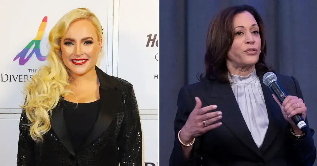 meghan mccain voted dead father donald trump kamala harris election