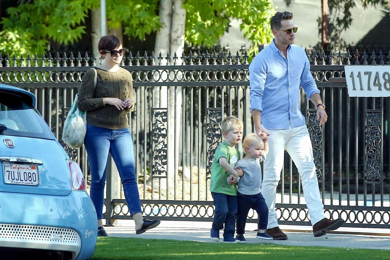 Ginnifer Goodwin Sports Baby Bump While With Kids & Josh Dallas?