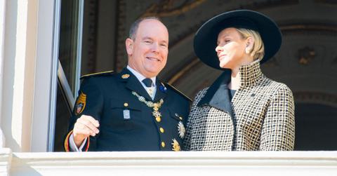 prince albert princess charlene photo week after divorce rumors