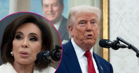 Composite photo of Jeanine Pirro and Donald Trump.