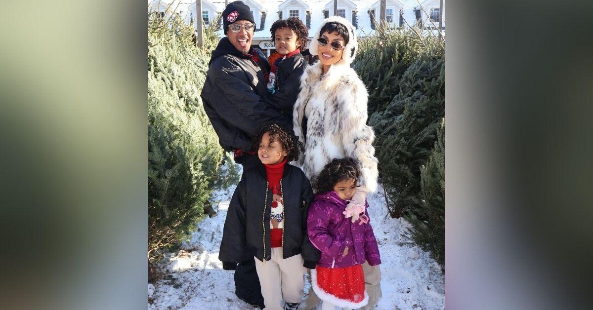 image of Nick Cannon shares eleven children with six different baby mamas. 