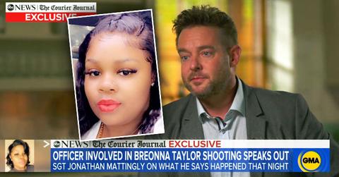 Sgt. Jonathan Mattingly Cop Involved In Breonna Taylor Case Says 'She Didn't Deserve To Die'
