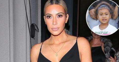 North west shoots topless photos of mom kim kardashian