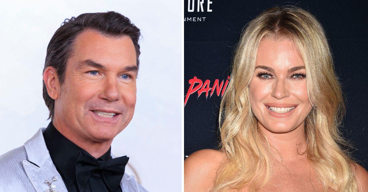 split photo of Jerry O’Connell & Rebecca Romijn