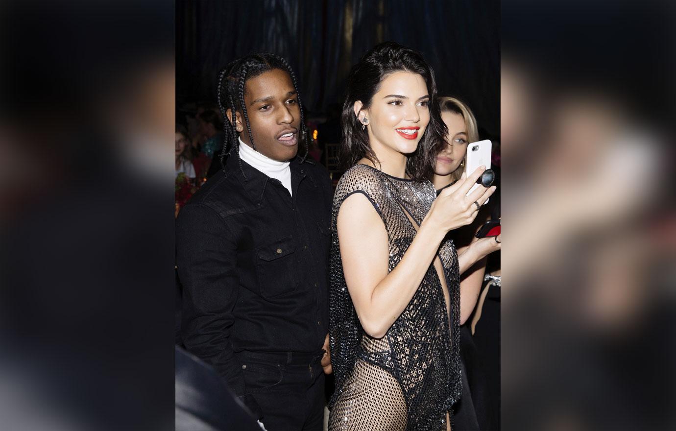 Kendall Jenner And A$AP Rocky At A Party