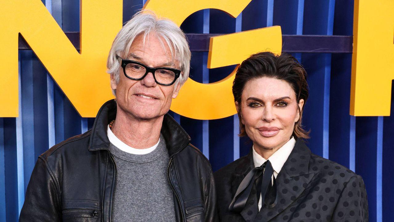 Image of Harry Hamlin had one request for his wife, Lisa Rinna, after seeing her in her VMA outfit.