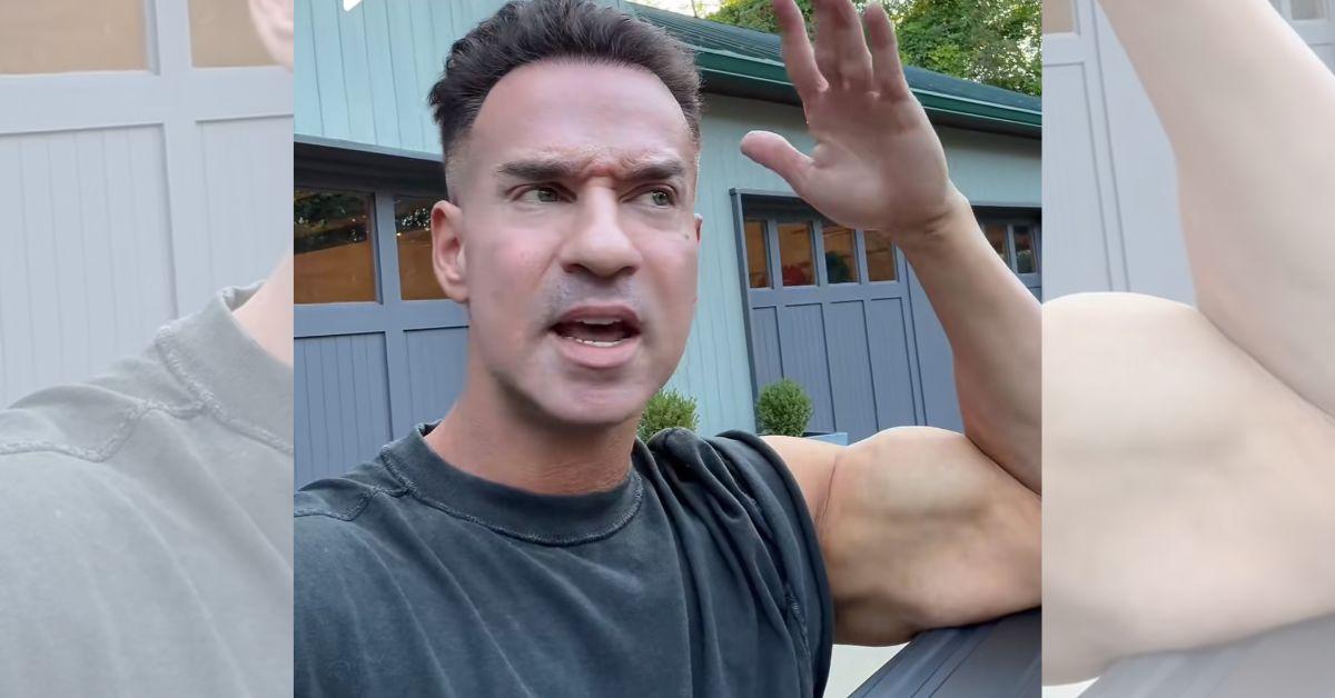 photo of Mike Sorrentino said he lost 20 pounds