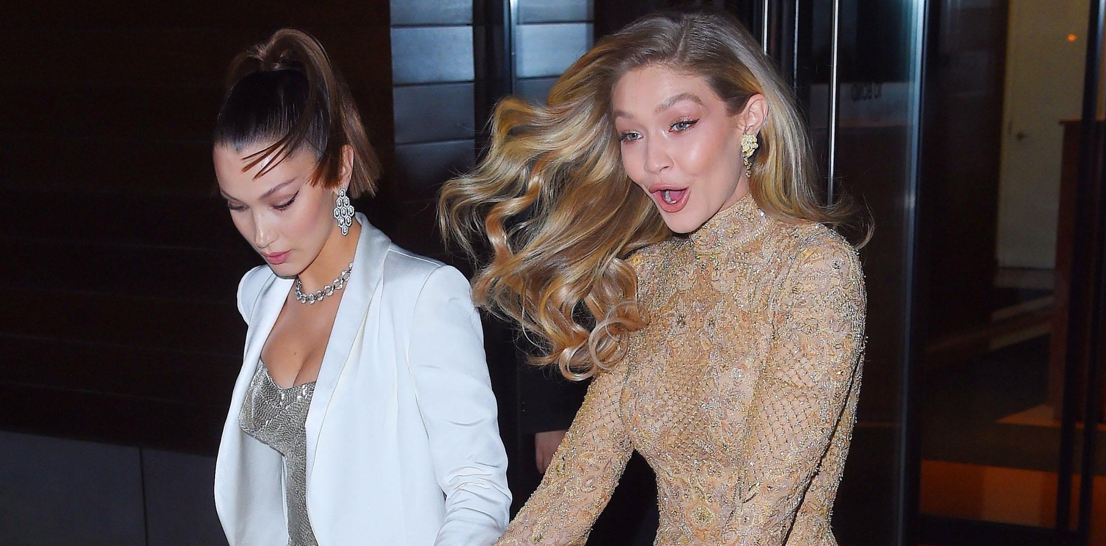 See Gigi Hadid Nearly Fall Heading To The Glamour Awards With Bella!