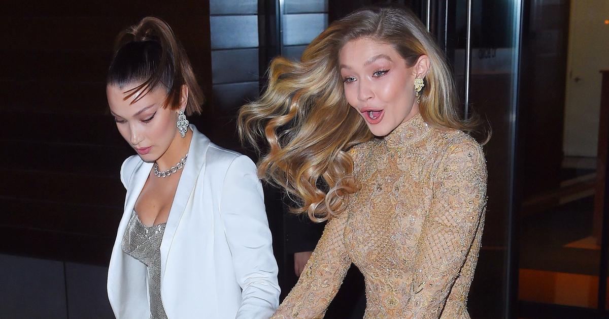 See Gigi Hadid Nearly Fall Heading To The Glamour Awards With Bella!