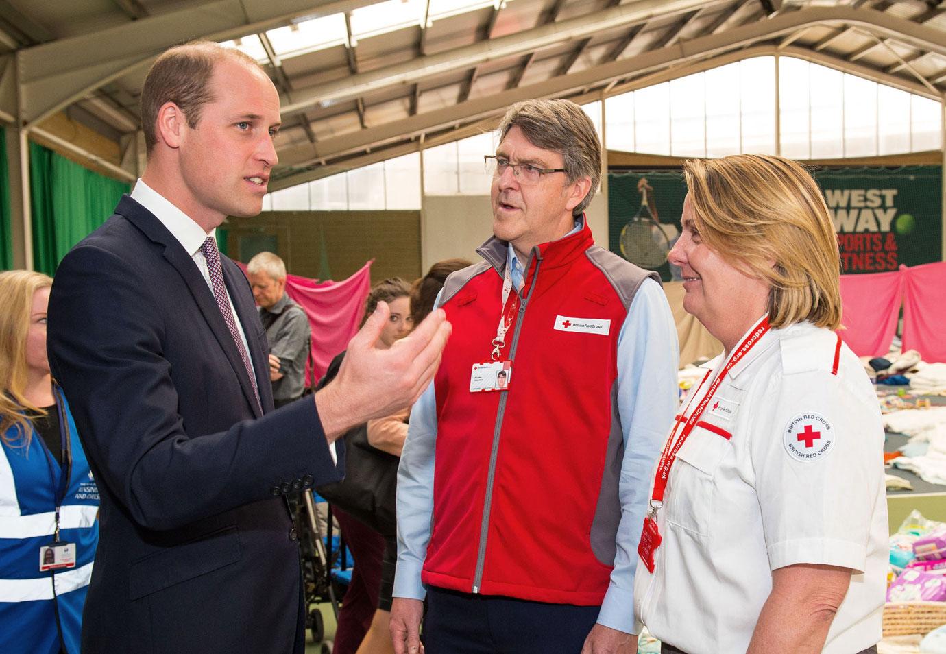 Prince William Hugs Victim London Fire Photos 07