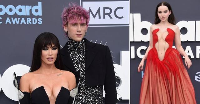 dj khaled dove cameron red carpet billboard music awards pp